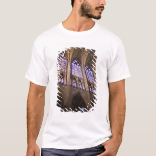 Camiseta Catedral de Leão, janelas de vitral interior