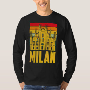 Camiseta Catedral De Milão Da Itália Dom De Milão