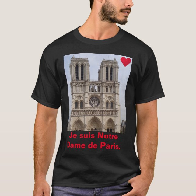 Camiseta Catedral de Notre Dame de Paris. (Frente)