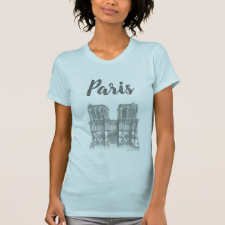 Camiseta Catedral de Notre Dame, Paris, France