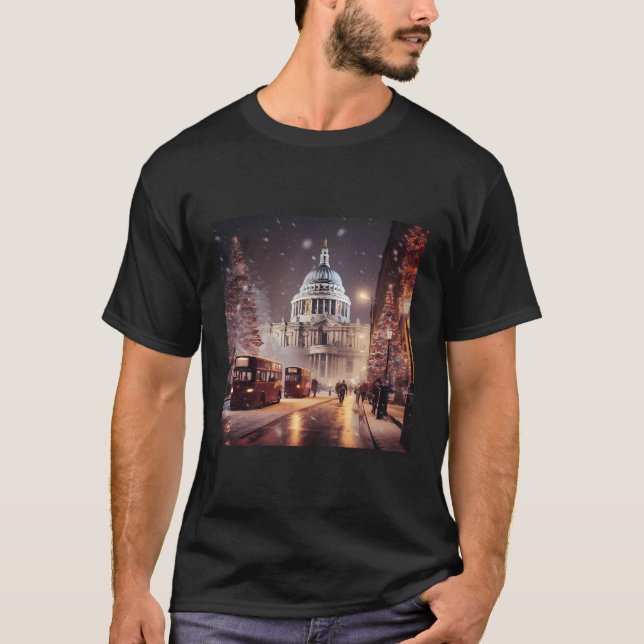Camiseta Catedral De Paul, rua De Londres, Vitoriana, Str. (Frente)