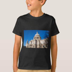 Camiseta Catedral de Paul, rua, Londres, com céu azul