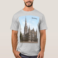 Catedral de Salisbury, na Inglaterra (c. 1900)