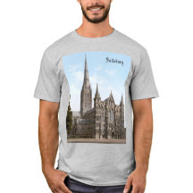 Catedral de Salisbury, na Inglaterra (c. 1900)