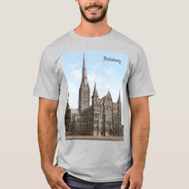 Camiseta Catedral de Salisbury, na Inglaterra (c. 1900)