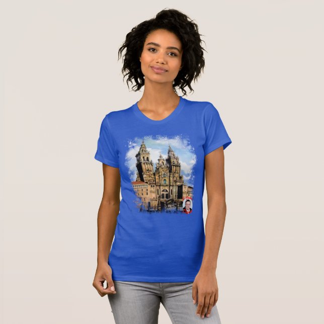 Camiseta Catedral de Santiago de Compostela (Frente Completa)