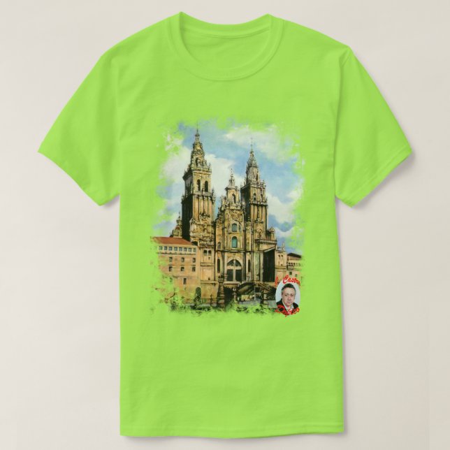 Camiseta Catedral de Santiago de Compostela (Frente do Design)