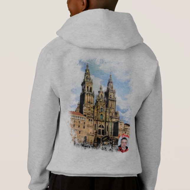 Camiseta Catedral de Santiago de Compostela (A Coruña) (Verso)