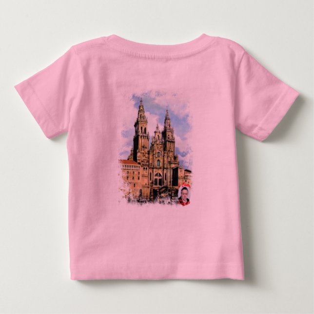 Camiseta Catedral de Santiago de Compostela (A Coruña) (Verso)