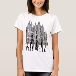 Camiseta Catedral do Duomo de Milão, Lombardia em um