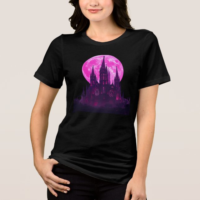 Camiseta Catedral Gótica de Lua Rosa (Frente)