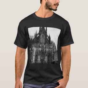 Camiseta Catedral histórica de Colônia na Alemanha