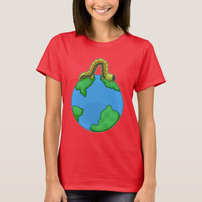 Camiseta Caterpillar Earth (Frente)