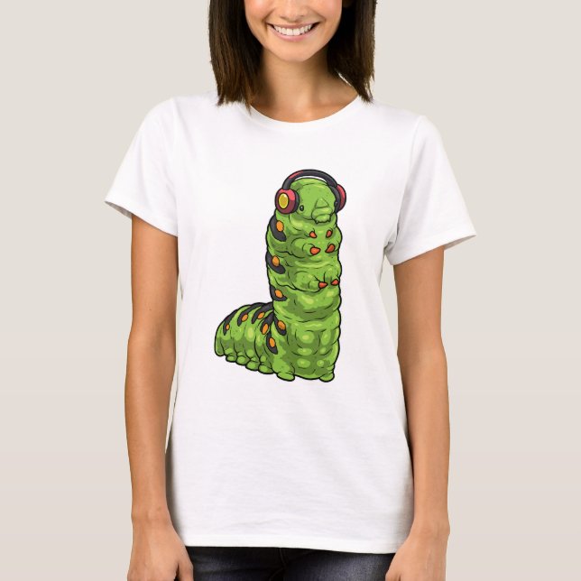 Camiseta Caterpillar Musician Headphone Music (Frente)