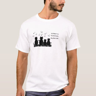 Camiseta Caterwauling Musical cat Family, personalizado