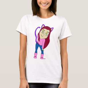 Camiseta catgirl chibi