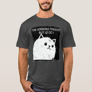 Camiseta Cathe Horrores Persistem Mas Eu Também design engr