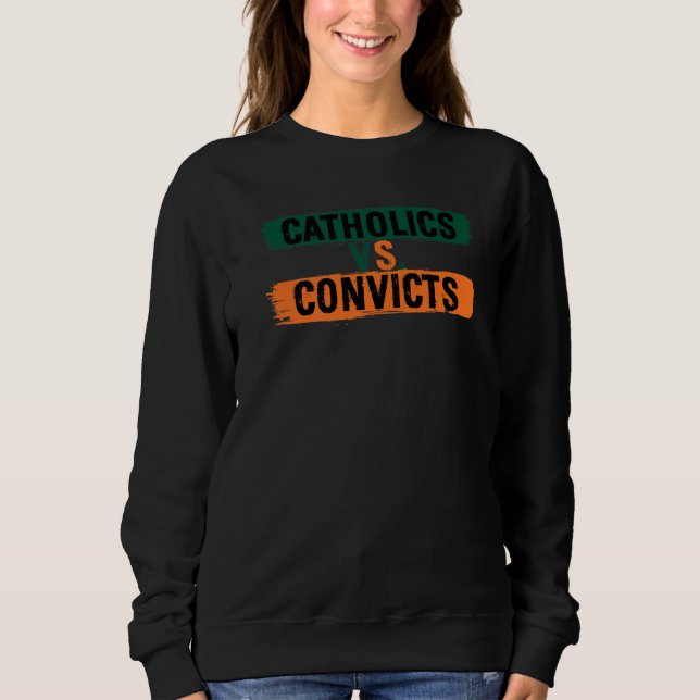 Camiseta Catholics vs Convicts Football   Classic Football (Frente)