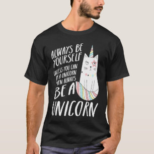 Camiseta Caticorn Gato Unicórnio Garotas Mulheres Kittycor