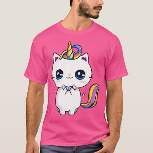 Camiseta Caticorn Rainbows Metágicos Cat Kittycorn Unicorn