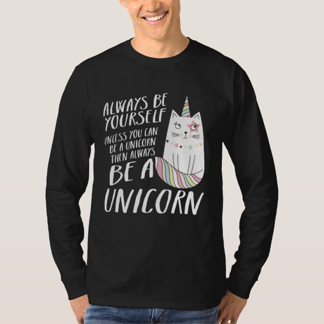 Camiseta Caticorn  Unicorn Cat Kittycorn Girls Women Rainbo (Frente)