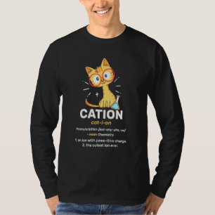 Camiseta Cation Cute Science Cat Pawsitive Element Chemipis