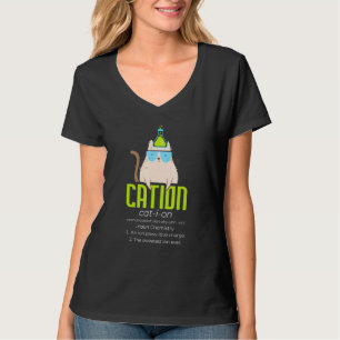 Camiseta Cation I Science Cat I Pawsitive I Chemistry Teach