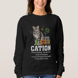 Camiseta Cation Science Lover Professor Nerd Engraçado Cat