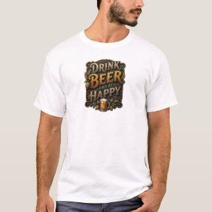 Camiseta Cativante LARANJA BEBA CERVEJA E SEJA FEL