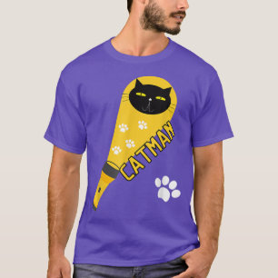 Camiseta Catman Funny cat para o melhor pai do mundo