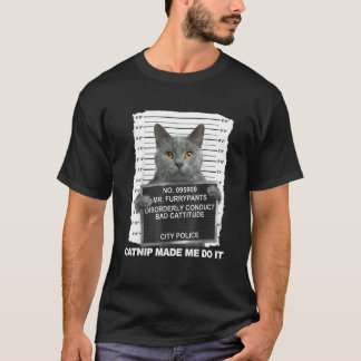 Camiseta Catnip Me Fez Fazer Isso Gato 1
