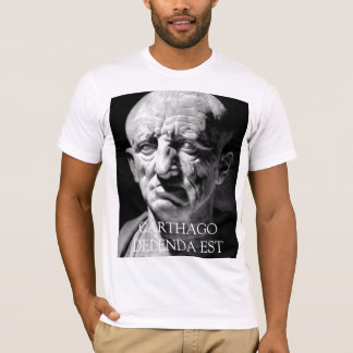 Camiseta Cato a pessoa idosa - CARTHAGO DELENDA EST