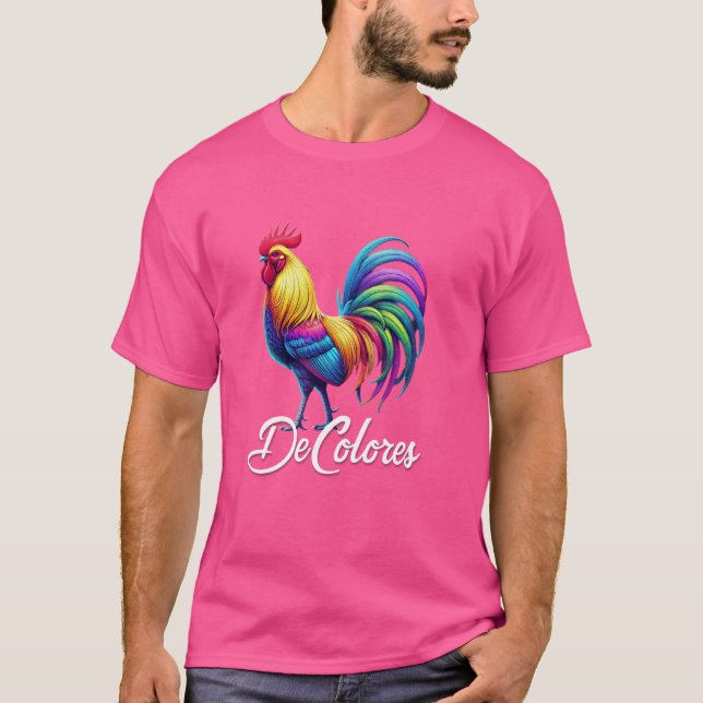 Camiseta Católica DeColores Cursillo Rainbow (Frente)