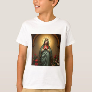 Camiseta Católica Infantil Rainha do Céu