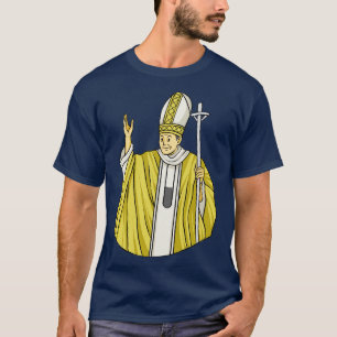 Camiseta Catolicismo católico religioso bispo