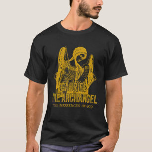 Camiseta Catolicismo Ouro Gabriel O Arcanjo Cristão S