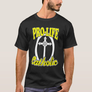 Camiseta Católico Cristão Conservador Anti Aborto Pró Vida