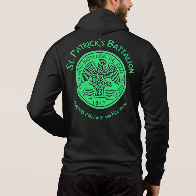 Camiseta Católico do Batalhão de São Patrício de São Patríc (Verso)