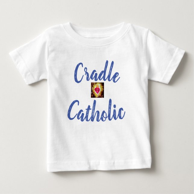 Camiseta Católico do Berço Personalizado (Frente)