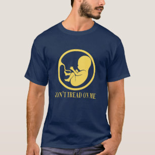 Camiseta Católico Pró-Vida Não Pise em Mim 