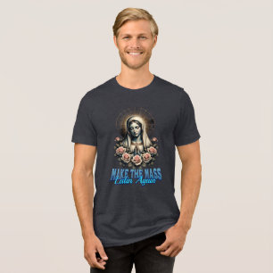Camiseta Católico Romano Torna a Massa Latim Novamente