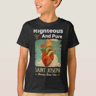 Camiseta Católico São José, Padroeiro dos Pais, Reze