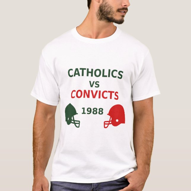 Camiseta Católicos vs Convictos (Frente)