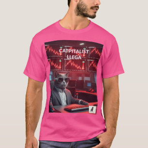 Camiseta Catpitalista: Comedia de Caída del Mercado