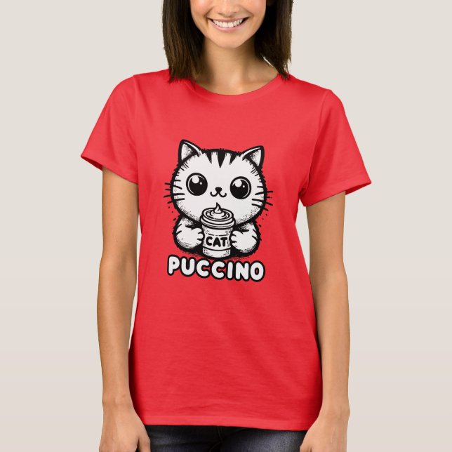 Camiseta Catpuccino 1 (Frente)