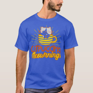 Camiseta Catpuccino Meownings Cat Lover Kitten Cotes Cat