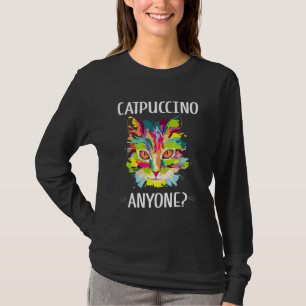 Camiseta Catpuccino Qualquer Gato Café Kitten Caffeine