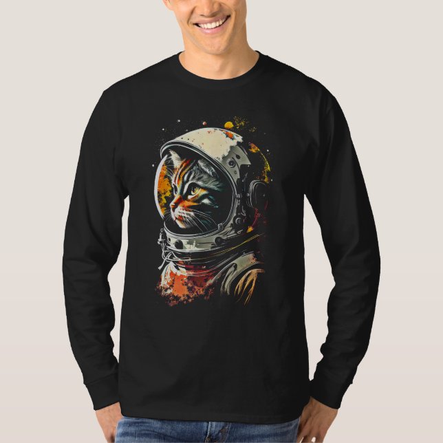 Camiseta Catronaut Cat Astronaut space cat (Frente)