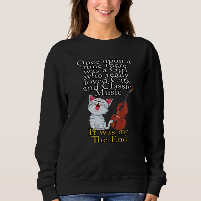 Camiseta Cats and Classic Music Once Upon A Time Girl 1 (Frente)