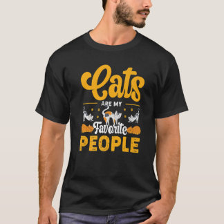 Camiseta Cats Are My Favorite People Kitty Cat